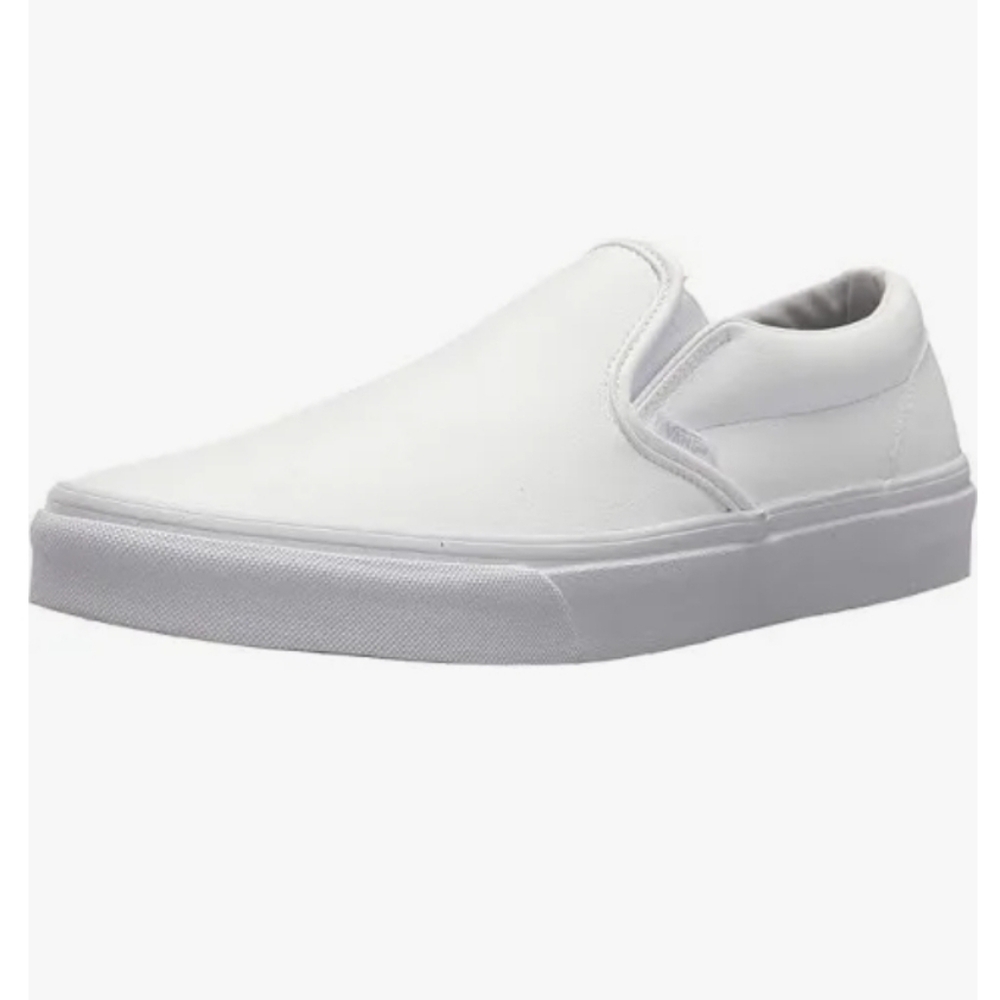 Vans Men's Or WOMEN Classic White Slip-On Shoes